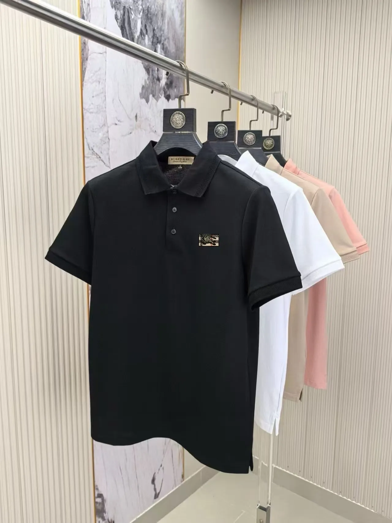 P115，〖 BURBERRY〗 New Arrival T POLO ， Breathable ， :69.7% 26.4% 3.9% : ， ， Quality。 ！ ， ！Sizes：M-4XL